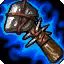 This icon represents an equipped item at the end of a game