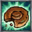 This icon represents an equipped item at the end of a game