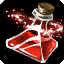 This icon represents an equipped item at the end of a game