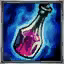 This icon represents an equipped item at the end of a game