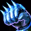 This icon represents an equipped item at the end of a game