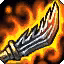 This icon represents an equipped item at the end of a game