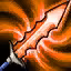 This icon represents an equipped item at the end of a game