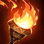 This icon represents an equipped item at the end of a game