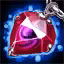 This icon represents an equipped item at the end of a game