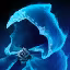 This icon represents an equipped item at the end of a game
