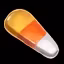 This icon represents an equipped item at the end of a game