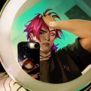 The custom profile icon of a player