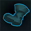 This icon represents an equipped item at the end of a game