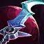 This icon represents an equipped item at the end of a game