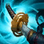 This icon represents an equipped item at the end of a game