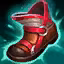 This icon represents an equipped item at the end of a game