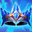 This icon represents an equipped item at the end of a game