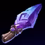 This icon represents an equipped item at the end of a game