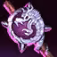 This icon represents an equipped item at the end of a game