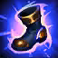 This icon represents an equipped item at the end of a game