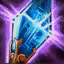 This icon represents an equipped item at the end of a game