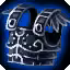 This icon represents an equipped item at the end of a game