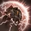 This icon represents an equipped item at the end of a game