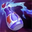 This icon represents an equipped item at the end of a game