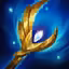 This icon represents an equipped item at the end of a game