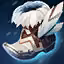 This icon represents an equipped item at the end of a game