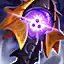 This icon represents an equipped item at the end of a game
