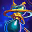 This icon represents an equipped item at the end of a game