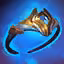 This icon represents an equipped item at the end of a game