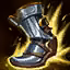 This icon represents an equipped item at the end of a game