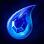 This icon represents an equipped item at the end of a game