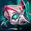 This icon represents an equipped item at the end of a game