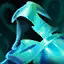 This icon represents an equipped item at the end of a game