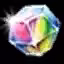 This icon represents an equipped item at the end of a game