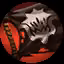 This icon represents an equipped item at the end of a game