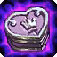 This icon represents an equipped item at the end of a game