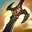 This icon represents an equipped item at the end of a game
