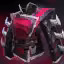 This icon represents an equipped item at the end of a game