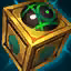 This icon represents an equipped item at the end of a game