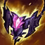 This icon represents an equipped item at the end of a game