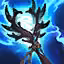 This icon represents an equipped item at the end of a game
