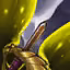 This icon represents an equipped item at the end of a game