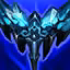 This icon represents an equipped item at the end of a game