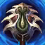 This icon represents an equipped item at the end of a game