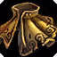 This icon represents an equipped item at the end of a game