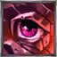 This icon represents an equipped item at the end of a game