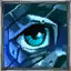 This icon represents an equipped item at the end of a game