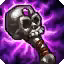 This icon represents an equipped item at the end of a game