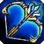 This icon represents an equipped item at the end of a game