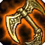 This icon represents an equipped item at the end of a game